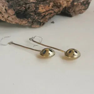 Orecchini Mandala porta essenza ottone