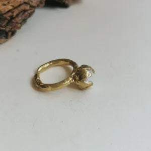 Anello Fiore di Loto con perla