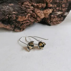 Orecchini Bocciolo di Loto doppi