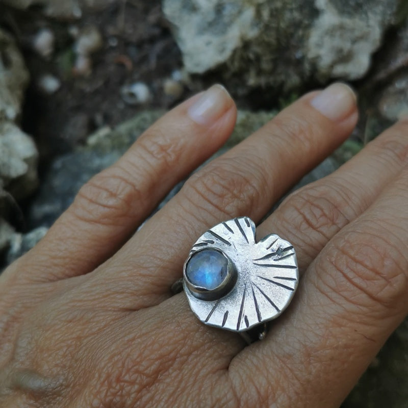 Anello Foglia di Loto