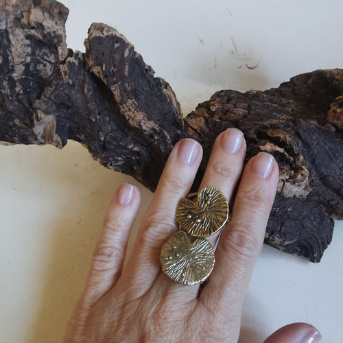 Anello Foglia di Loto