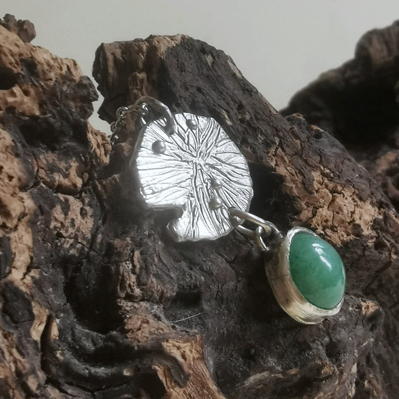 Ciondolo Foglia di Loto