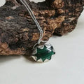 Collana Argento e Malachite