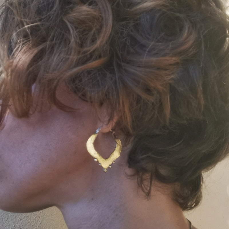 Orecchini "Creole" Petali di Loto tribali