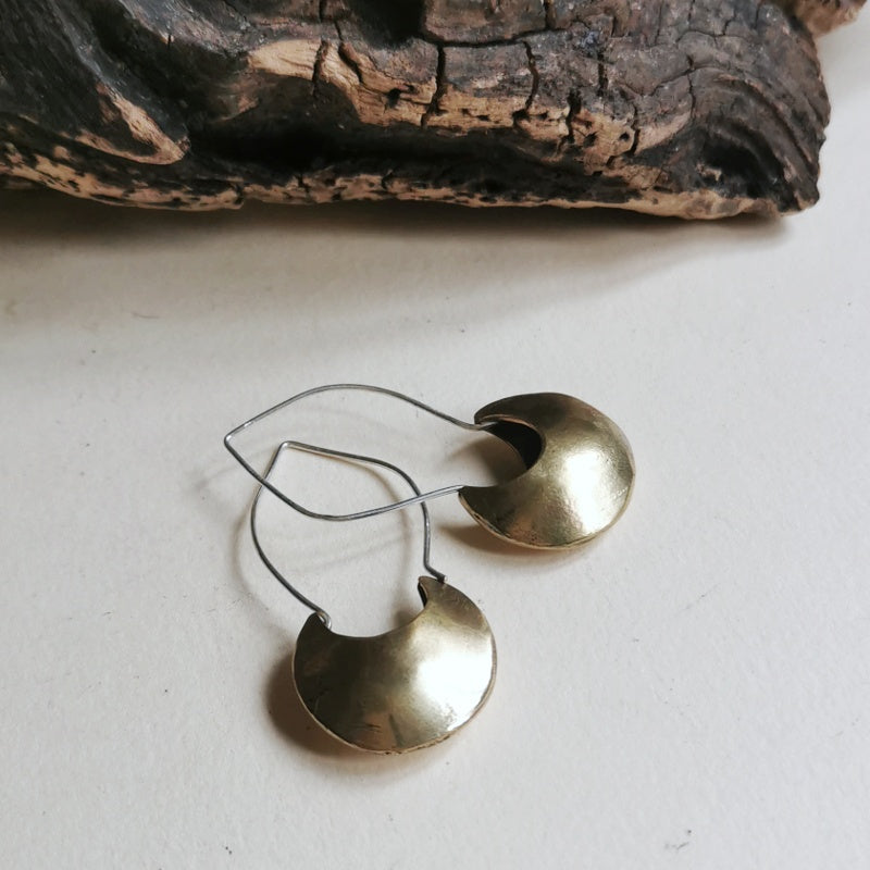 Orecchini Luna Materica