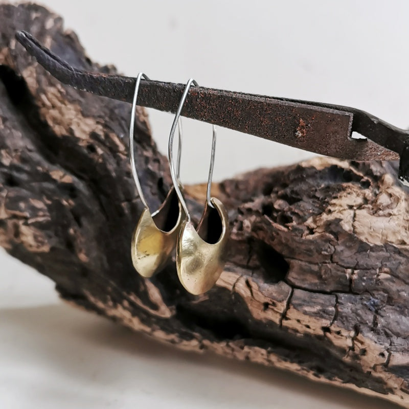 Orecchini Luna Materica