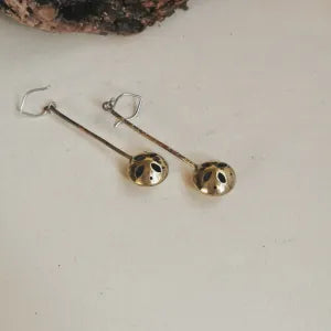 Orecchini Mandala porta essenza ottone