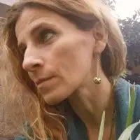 Orecchini Mandala porta essenza ottone