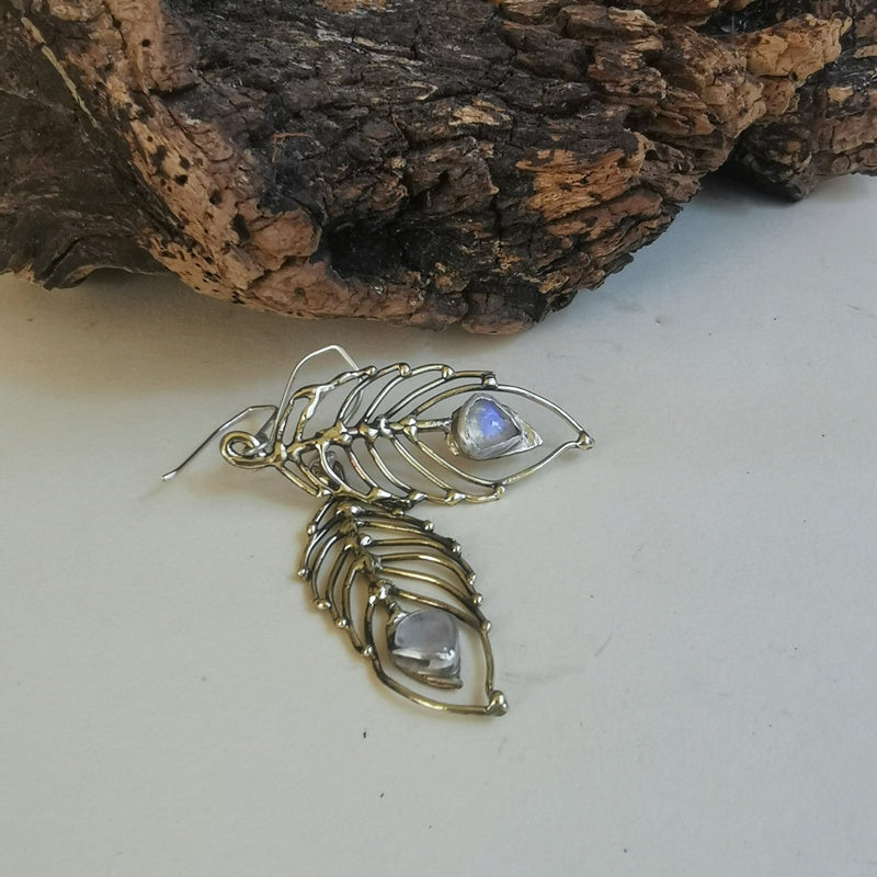 Orecchini Piume di Pavone